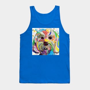 Colorful Maltese Tank Top